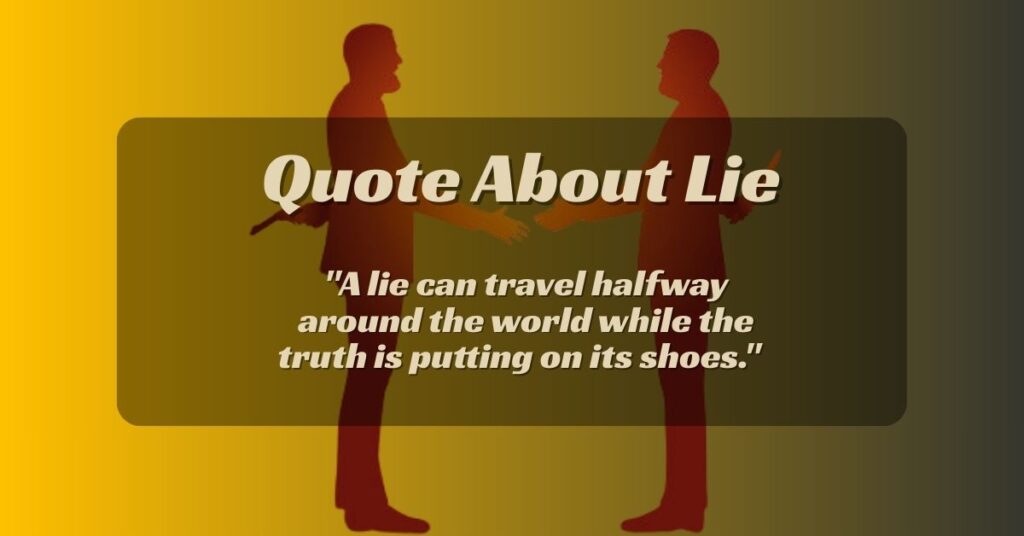quotes about cheating and lies