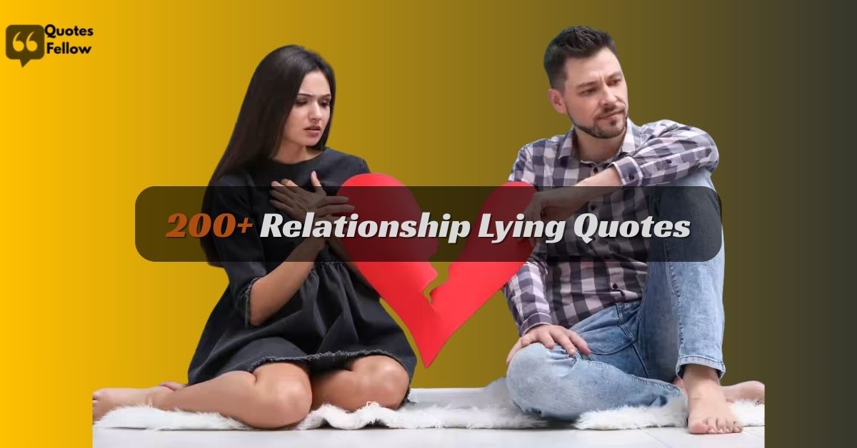 relationship lying quotes