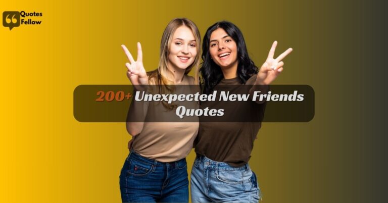 unexpected new friends quotes