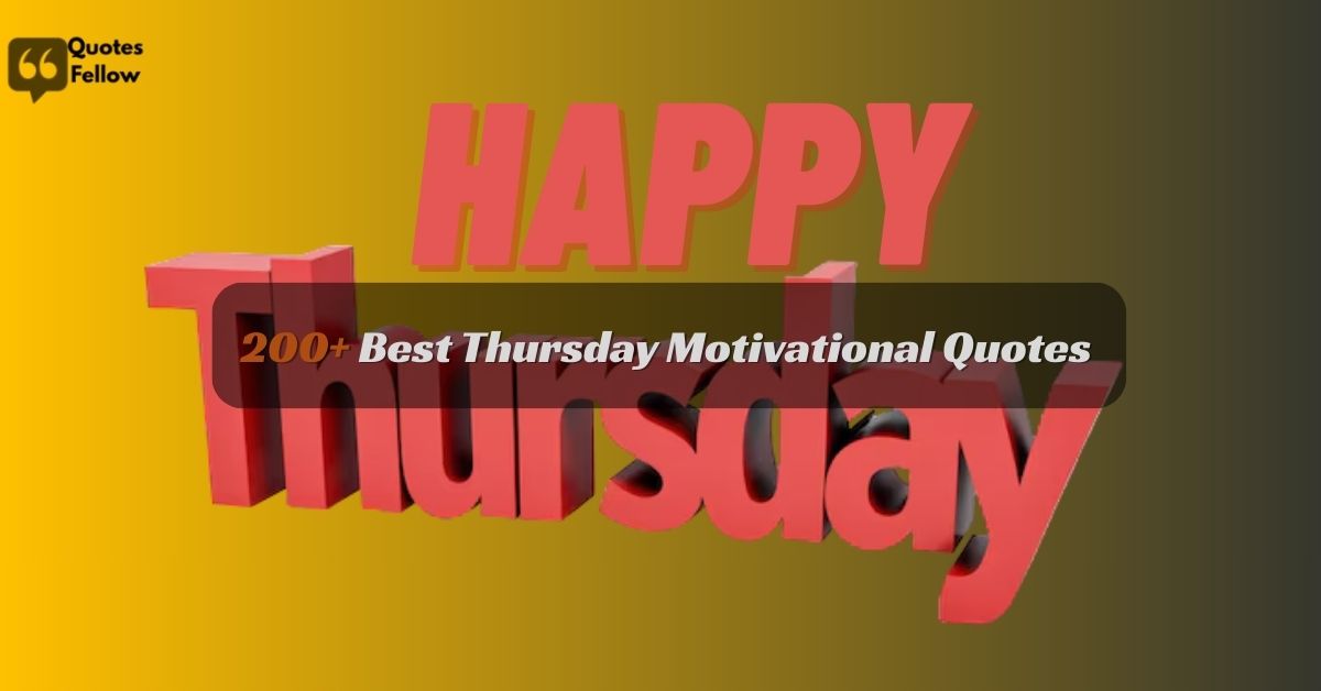 Thursday Motivational Quotes